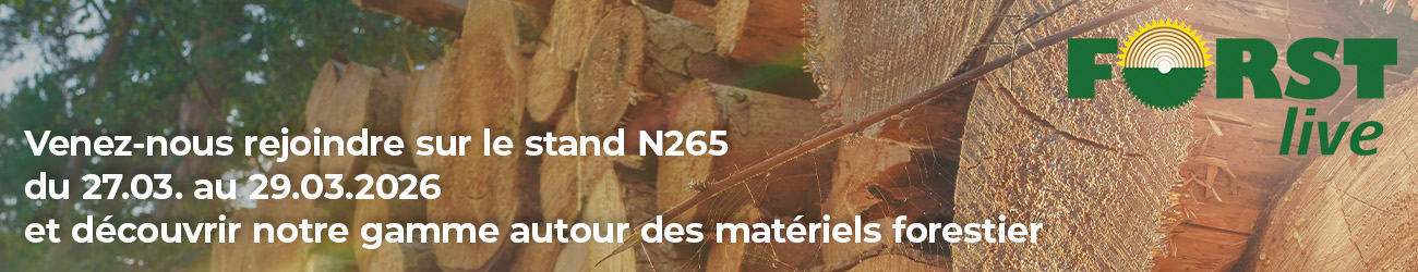 Une bannière avec une information sur un salon.